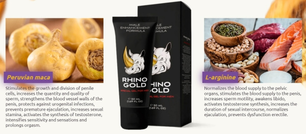 Rhino Gold gel ingredienti